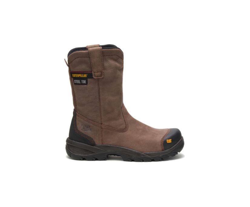 Caterpillar Spur Steel Toe Argentina - Botines De Seguridad Hombre Marrones ( 196-QOKTHZ )